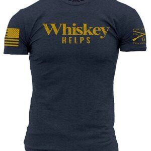 Grunt Style Midnight Navy Whiskey Helps T-Shirt Size XL Great used condition